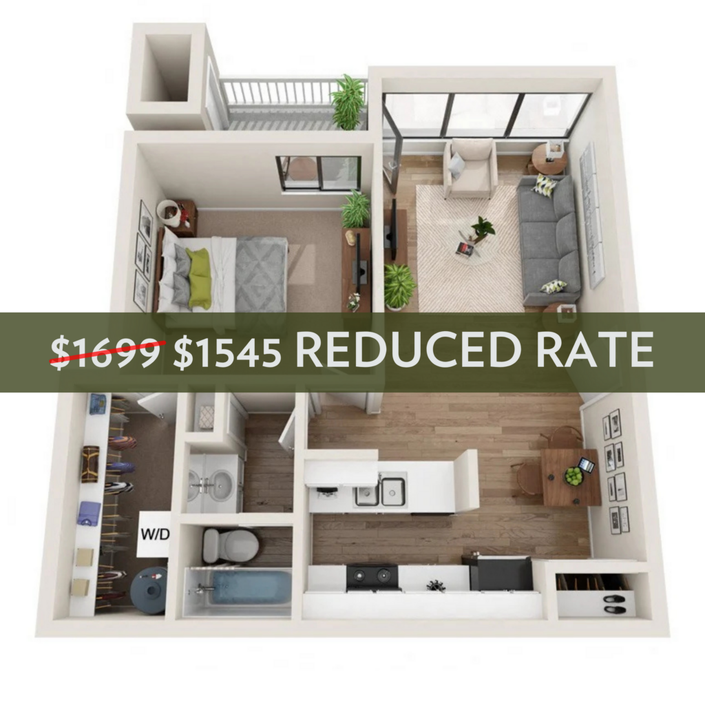 1BR/1BA