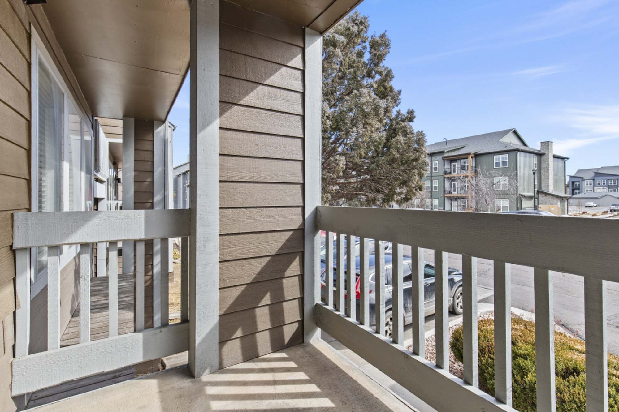 Private balcony at The Junction