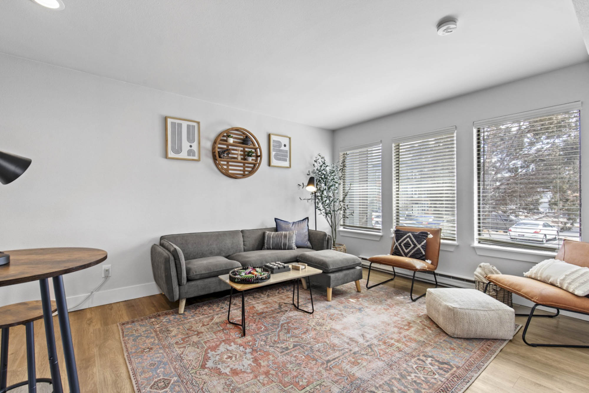 Stylish model living room at The Junction