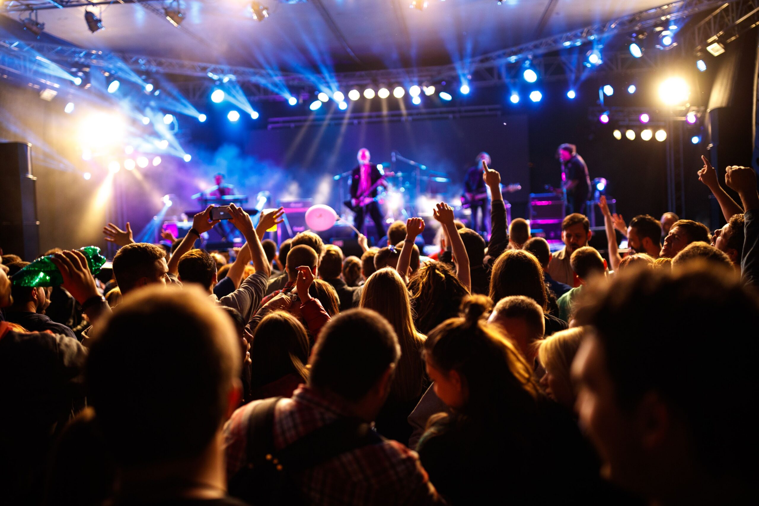 crowded live music concert venue scaled